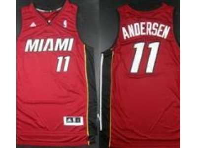 NBA Miami Heat #11 Chris Andersen Red (Revolution 30)
