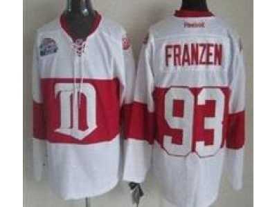 NHL Detroit Red Wings #93 Johan Franzen White Winter Classic Jerseys